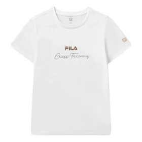 Athletics-logotyp i tryck, vit