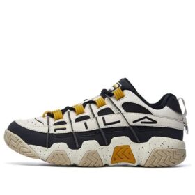 Barricade Low-sneakers "Vit Svart Gul"