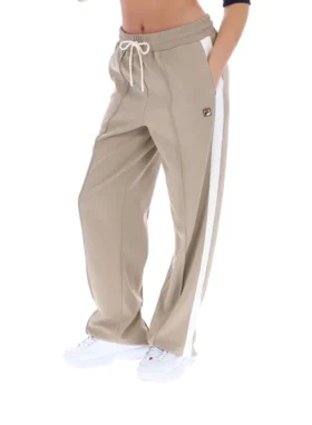 Beige Chiara Smart-byxor med raka ben