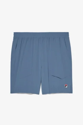 Blå vävda tennisshorts för court