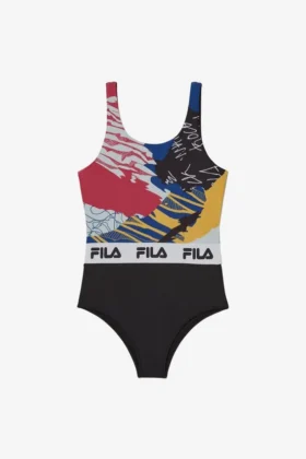 Bodysuit med mönster över hela plagget