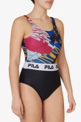 Bodysuit med mönster över hela plagget