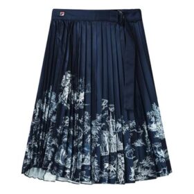 Casual lång kjol ”Navy White”