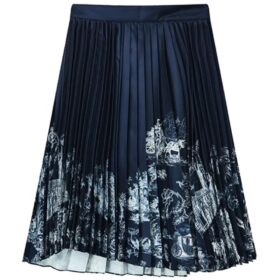 Casual lång kjol ”Navy White”