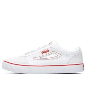 Classic Boarder skateboardskor i canvas Vit/röd