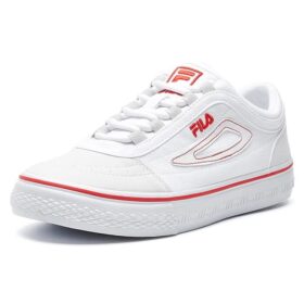 Classic Boarder skateboardskor i canvas Vit/röd