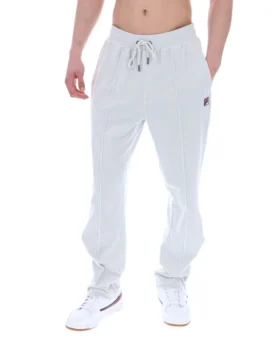 Dawn Blue Fio Joggingbyxor i velour med raka ben
