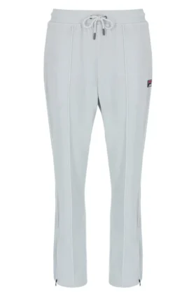 Dawn Blue Fio Joggingbyxor i velour med raka ben