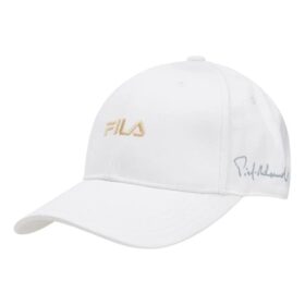 Fila-logotyp, vit basebollkeps för män