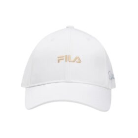 Fila-logotyp, vit basebollkeps för män