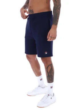 Fila marinblå Vico-fleece-Shorts