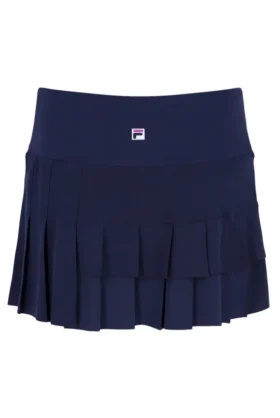 Fila Navy Alley veckad skort
