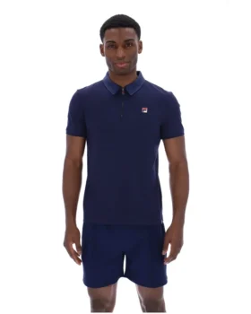 Fila Navy Ettore Zip Polo