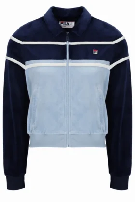 Fila Navy Giovana kort topp med dragkedja