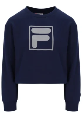 Fila Navy Jorie Wide-tröja med rund hals
