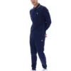 Fila Navy Monte långärmad polotröja med kontrasterande krage
