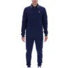 Fila Navy Monte långärmad polotröja med kontrasterande krage