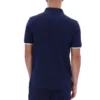 Fila Navy Pablo polotröja med tre knappar och ribbade kanter