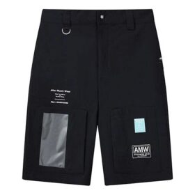 Fila x Mihara gemensamt signerade sportshorts för män, svarta