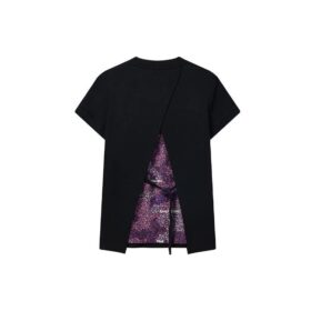 Fila x Mihara Yasuhiro Sport-T-shirt med gemensamt signerat logotryck, svart LogoT