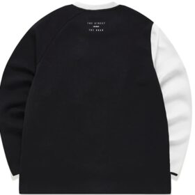 Fila x Mihara Yasuhiro tröja med tryckta bokstäver “White Black”