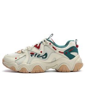 Fluid 4-sneakers "Cream Green Red"