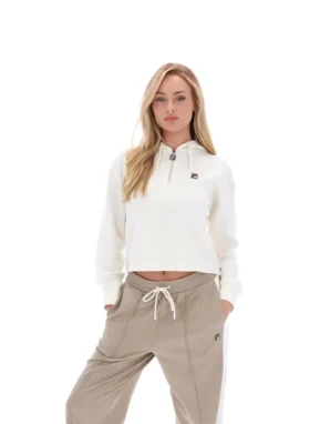 Gardenia Fiorella hoodie med 1/4 dragkedja