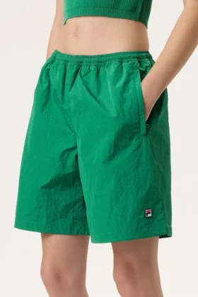 Gröna Fila x Hailey Crinkle-Shorts