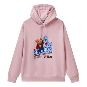 Hoodie med tryck "Pink"