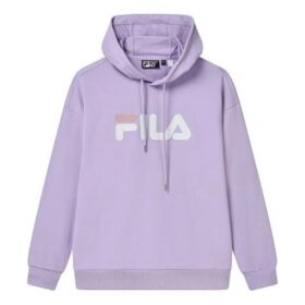 Huvtröja med klassisk logotyp ”Lila/Vit”