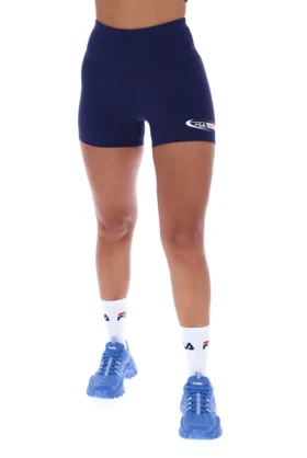 Marinblå Fila x TALA SKINLUXE cykelshorts