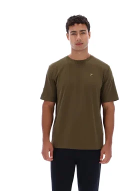 Mörk olivgrön Yaxley 3 Premium-T-shirt