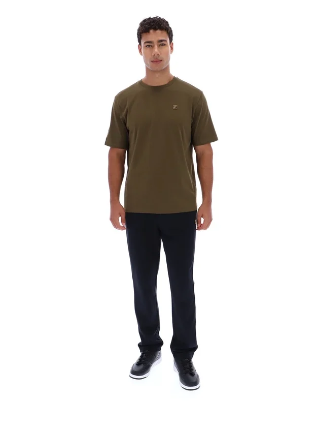 Mörk olivgrön Yaxley 3 Premium-T-shirt