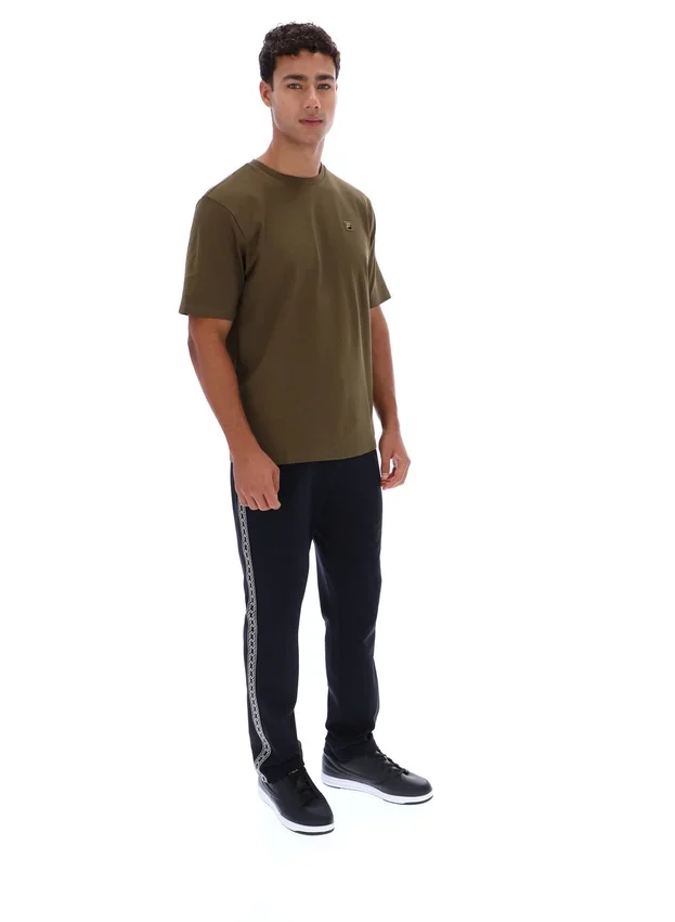 Mörk olivgrön Yaxley 3 Premium-T-shirt