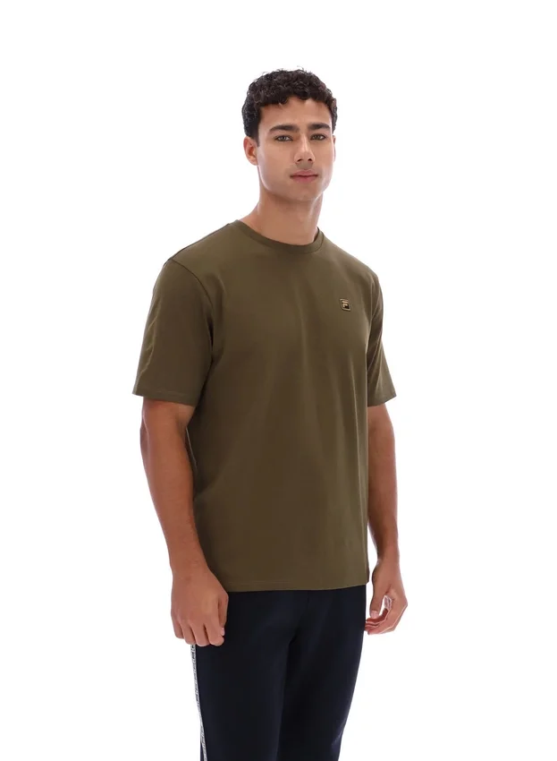 Mörk olivgrön Yaxley 3 Premium-T-shirt