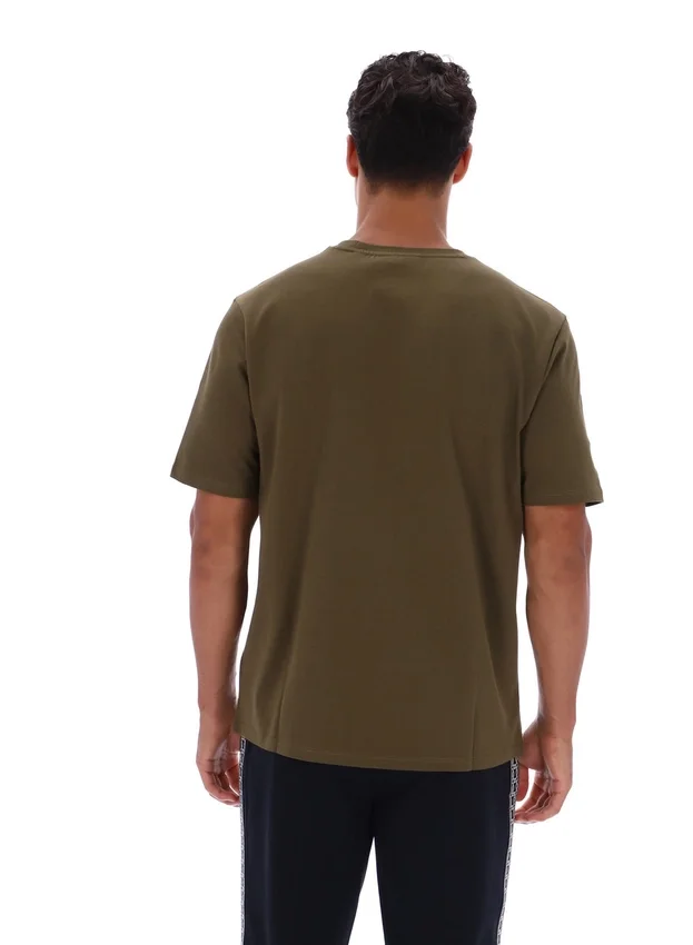 Mörk olivgrön Yaxley 3 Premium-T-shirt