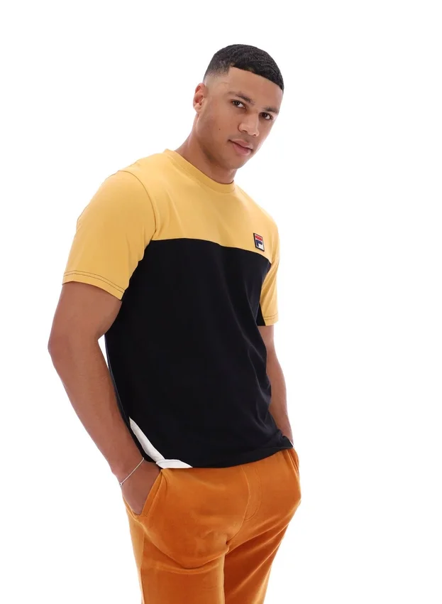 Oak Buff Tiebreaker T-shirt med färgblock