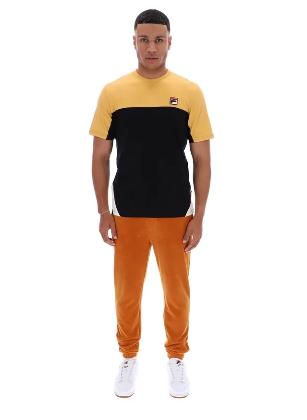 Oak Buff Tiebreaker T-shirt med färgblock