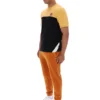 Oak Buff Tiebreaker T-shirt med färgblock