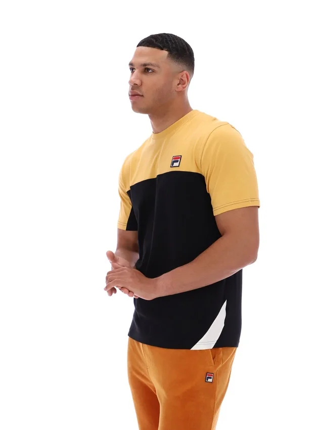 Oak Buff Tiebreaker T-shirt med färgblock