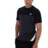 Svart Tiebreaker Colour Block-T-shirt