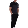 Svart Tiebreaker Colour Block-T-shirt