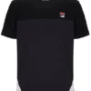 Svart Tiebreaker Colour Block-T-shirt