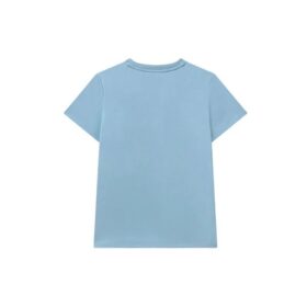 T-shirt med tryckt idrottslogotyp, blå