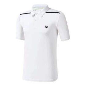 Tennispolo med Athletics-logotyp "Vit"