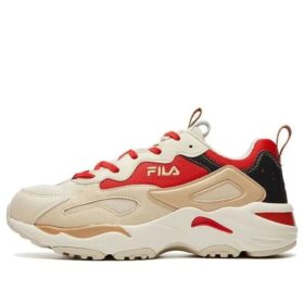 Tracer löparskor, beige/röd