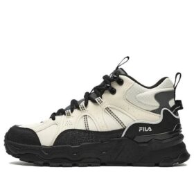Trek 1s höga sneakers ”Vit Svart”