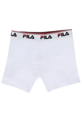 Vita boxershorts för män i medelhög midja, 2-pack